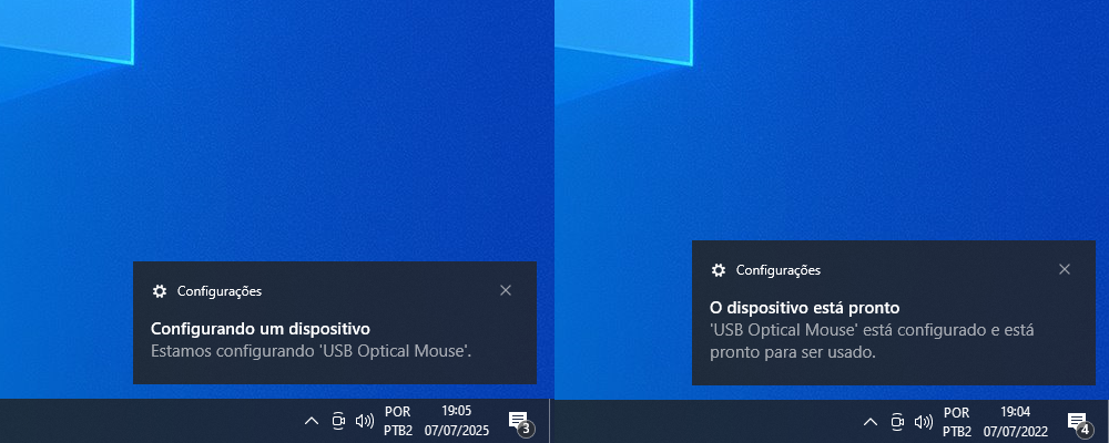 windows identificando dispositivos usb